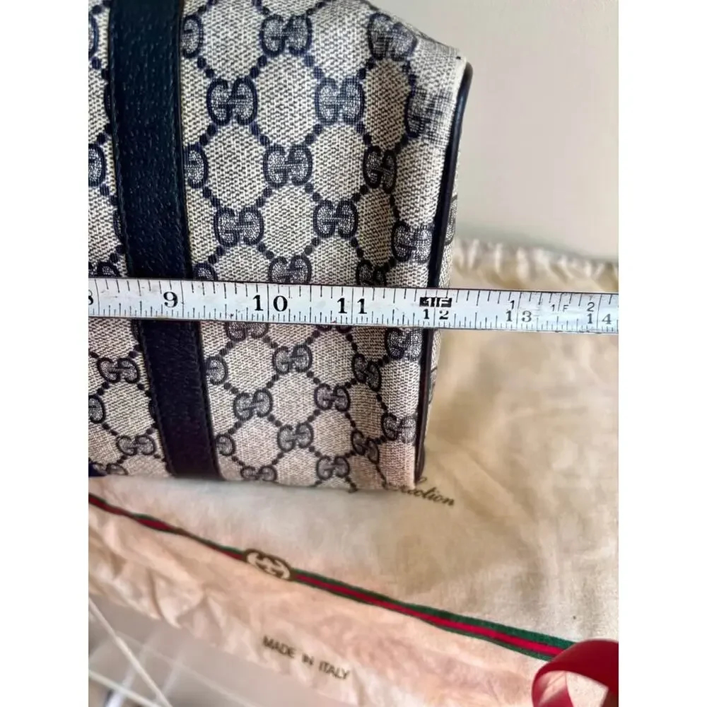 Authentic Gucci GG Supreme Boston Bag